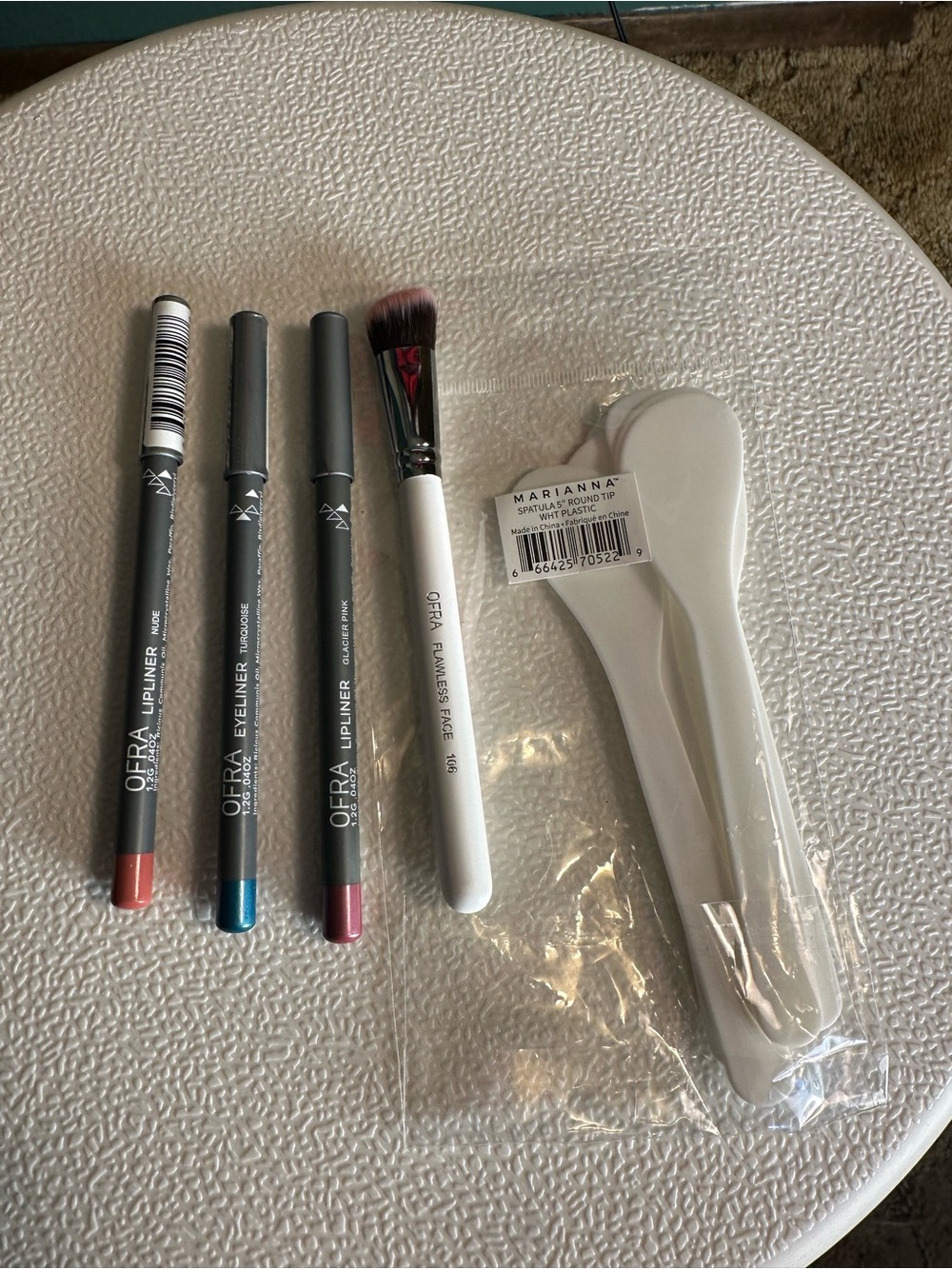 OFRA Lip Liners Trio with Angled Brush - Coral, Teal, Mauve